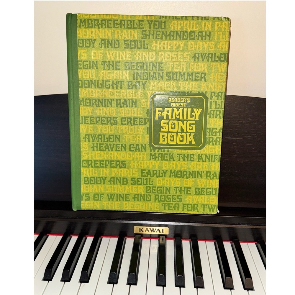 Vintage 1970 Reader's Digest Family Songbook Hardcover Classic Sing-Along Songs